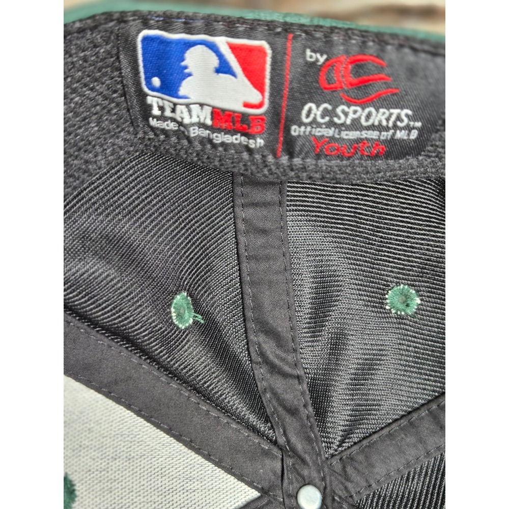 OC‎ Sports Oakland Athletics Youth Baseball Cap Green Gold MLB Adjustable Hat - Picture 8 of 9